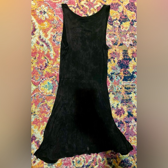 SOURPUSS Mineral Snow Washed Black Skater Dress cottage-core SMALL / MEDIUM EUC - Picture 4 of 13